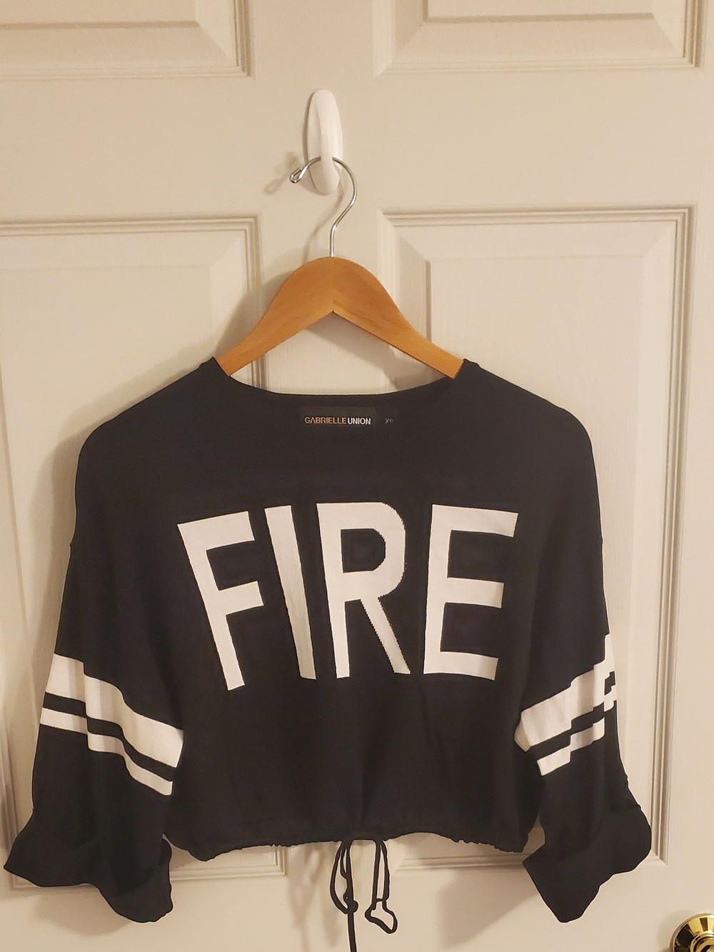 Gabrielle Union x New York & Co. 'FIRE' Cropped Sweater